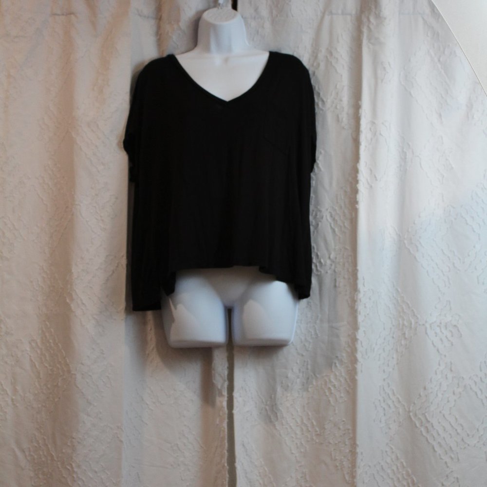 PST Black Short Sleeve Pocket T